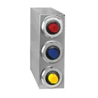 image of Dispense-Rite SLR-R-3SS Cup Dispensing Cabinet, 24-1/2" H X 8-1/8"W X 23"D, Stainless Steel