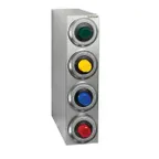 image of Dispense-Rite SLR-R-4SS Cup Dispensing Cabinet, 32-1/2" H X 8-1/8"W X 23"D, Countertop