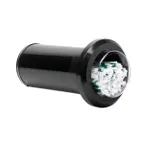 image of Dispense‑Rite SLR‑STRAW‑2 Black Cyl Dispenser 7‑1/8" Dia X 13" L 11‑3/4" Std/Jmb Straws Plastic NSF