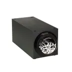 image of Dispense‑Rite STR‑STK‑1BT Black Straw Dispenser 8‑1/4" H x 8" W x 18‑1/2" D ABS 12‑L Straws