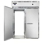 image of Continental DL2WI-RT 2-Section Roll-Thru Heated Holding Cabinet, Stainless Steel Front, Solid Doors, Electronic Control