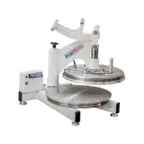 image of DoughXpress DMS-2-18 18" Manual Pizza Dough Press with Dual Heat and Analog Temperature Control