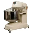 image of DoughXpress DXP-SM040 Floor Model Spiral Mixer with 73 qt Fixed Bowl, 88 lbs Dough Capacity