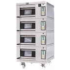 image of Doyon 1T2 35" Electric Artisan Stone Double-Deck Oven w/ Stone Heart Deck, 2-Pan Capacity