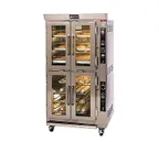image of Doyon JAOP6SL Double Deck Jet Air Electric Oven Proofer Combo with Side Pan Loading