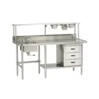 image of Duke 184SP Sink, 14" X 16" X 8-1/2" Deep, with Crumb-Cup Drain