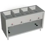 image of Duke 304-25PG 60" AeroServ™ Hot Food Unit, (4) Galvanized Steel Dry Heat Wells