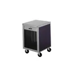image of Duke 306-25PG AeroServ Cashier Stand, 24.5W x 24.5D x 36H, Stainless Steel Top, Paint Grip Steel Body