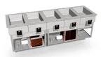 image of Duke HCF-5 Hot/Cold/Freeze Drop-In Food Well Unit, Heated & Refrigerated