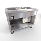 image of Duke TFCP-46SS-N7 46" Thurmaduke™ Flush Mount Cold Pan Unit, Refrigerated