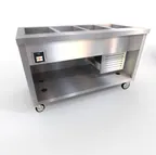 image of Duke TFCP-60SS-N7 60" Thurmaduke™ Flush Mount Cold Pan Unit, Refrigerated