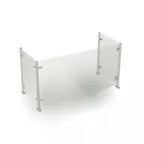 image of Duke TS412-60 Contemporary Food Shield, 24-1/8"H X 59-1/2"W, Full-Service Style