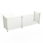 image of Duke TS412-88 Stationary Sneeze Guard