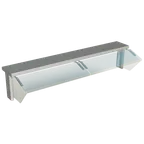 image of Duke TS530-74-1SN Thurmaduke™ Designer Sneeze Guard, 73-3/4"W X 13"D X 18"H