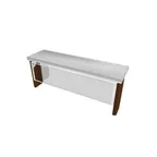 image of Duke TS540-74 Thurmaduke™ Designer Sneeze Guard, 73-3/4"W X 13"D X 18"H