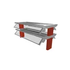 image of Duke TS580-74 Stationary Sneeze Guard