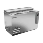 image of Beverage Air DW49HC-S-29 50" Deep Well Bottle Cooler w/ 2 Sliding Lids, 3 Dividers, 13.7 cu. ft.