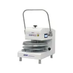 image of DoughXpress DXM-W 18" Manual Pizza Dough Press with Single Heat and Digital Temperature Control