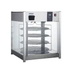 image of DoughXpress DXP-PW418 25" Countertop BakeryXpress Warmer Display Case, 4 Shelves