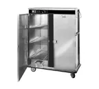 image of FWE E-960-XXL Heated Banquet Cabinet, 96‑Plate, 2‑Door Stainless Steel, Forced‑Air, Slide‑Out Drawer