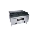 image of EmberGlo E2424 24" Countertop Electric Charbroiler w/ 23"W x 19"D Cooking Area, 6.0 kW