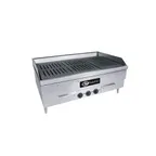 image of EmberGlo E2436 36" Countertop Electric Charbroiler w/ 34.5"W x 19"D Cooking Area, 9.0 kW