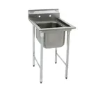 image of Eagle Group 414-24-1-X 31" One Compartment Sink, 24"W x 24"L Bowl Without Drainboards