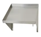 image of Eagle Group 606294-X Solid Stainless Steel Wall Mounted Slanted Rack Shelf, 84" x 21" - FLYER 