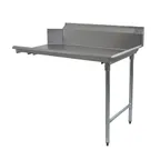 image of Eagle Group BPCDT-84R-16/3 84" Clean Straight Dishtable w/ Right Table, 10" Backsplash, Steel Legs