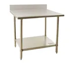 image of Eagle Group BPT-3072KL 72" Stainless Steel Top 63" - Work Table