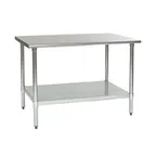 image of Eagle Group BPT-3084B 84" Stainless Steel Top 73" - Work Table