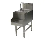 image of Eagle Group BS14-24 14" Underbar Blender Station with Sink and Faucet