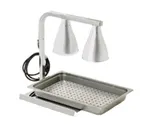 image of Eagle Group BW-2-120I Redhots® Heat Lamp, Portable, 2 Bulb C-Frame