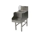 image of Eagle Group BWBS12-24 12" Underbar Blender Station with Sink and Glass Filler Faucet
