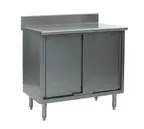 image of Eagle Group CB3084SE-BS Spec-Master® Series Sliding Doors Chef Table, 84"W x 30"D / Backsplash