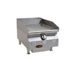 image of Eagle Group CLAGGDT-15-LG-X 15" Countertop Thermostatic LP Gas Griddle, 31.250 BTU, FLYER
