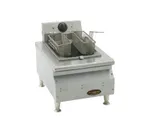 image of Eagle Group CLEF10-240 Full Pot Countertop Electric Fryer w/ 15-lb Capacity, 2 Fry Baskets
