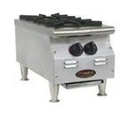image of Eagle Group CLHP-2-NG-X 12" Countertop Gas Hotplate with (2) Burners, Manual Controls,50.000 BTU (Flyer)