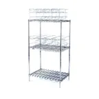 image of Eagle Group CRC2 Stationary Wire Can Storage Rack with 3-Tier and 64 #10 Cans Capaity