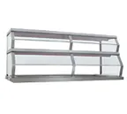 image of Eagle Group DC3-SO-DT Sneeze Guard, Double-Tier, 50"W X 24-1/2"D X 24"H