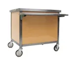 image of Eagle Group DCS-CUI-24 Director's Choice Cafeteria Cashier Unit, 24"L x 30"W x 34"H, Stainless Steel Top, Holly Berry Red
