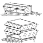 image of Eagle Group DCS5-DSG-CST Stationary Sneeze Guard