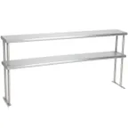 image of Eagle Group DOS-HT4 Overshelf, Table Mount, 63-1/2"W X 10"D, Double Deck