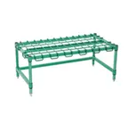 image of Eagle Group DR1860-E 60" NSF Epoxy Coated Wire Dunnage Rack with 1000 lb. Capacity, 3-Sided Frame