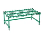 image of Eagle Group DR2160-E 60" Epoxy Coated Wire Dunnage Rack with Antimicrobial Protection, 1000 lb. Capacity