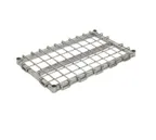 image of Eagle Group DS1848-S 48" NSF Dunnage Shelf with Stainless Steel Finish, 4 -Sided Frame