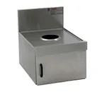 image of Eagle Group DW12-24 12" Underbar Add-On Unit, Dry Waste Unit w/ 6" Round Top Opening