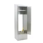 image of Eagle Group F1916-VSCS 25" Mop Sink Cabinet, 20"W x 16"L x 8"D Bowl - Double Hinged Doors with Kit