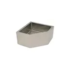 image of Eagle Group F2121-8-CNR 24" Corner Mop Sink, 21"W x 21"L x 8"D Bowl - Flush Edge