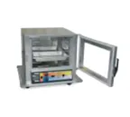 image of Eagle Group HCHNLSN-RC2.25 Heated Holding Cabinet, "Half-Size", 1-Door, Clear Polycarbonate, 8-Pan 18"x26", Aluminum